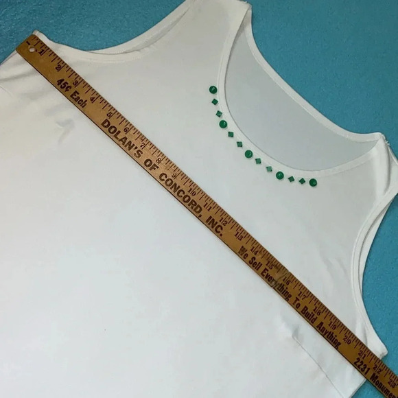 ALFRED DUNNER 2pc set floral button up and embellished tank top NEW size 18 - Picture 14 of 14